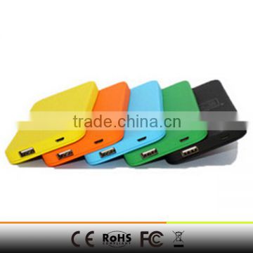 colorful design solar power bank 4000mah for mobile phone