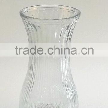 HP257 clear glass vase