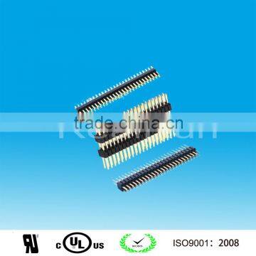 Top Quality 1.27mm Pitch Single/Double Layer Double Row DIP Pin Header Connector