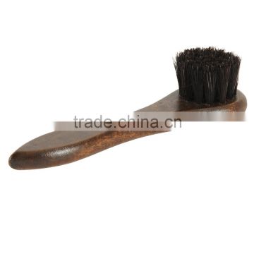 Executive Horsehair Polish Applicator Brush - Dark Bristles