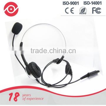 Yes Hope Corded RJ telephone headset noise cancelling calling center headphone with microphone and QD cable