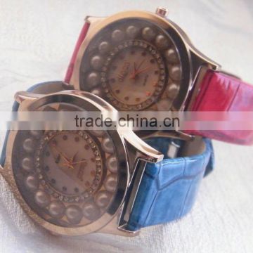 fashion & simple leather watch big leather watch