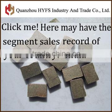 HYFS-S-A03 1200mm 24*15*6mm Granite Marble Concrete Segment for India