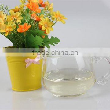 high quality heat resistant clear glass tea pot cup with unique dragon shape handle for tea set