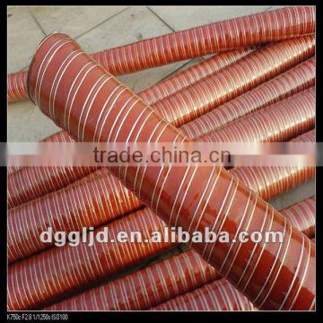 Silicone heat-resistant duct