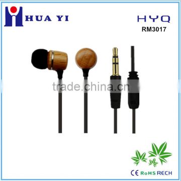China wholesale wood handfree sport MP3 stereo bicycle headset earphone