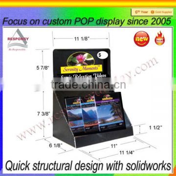 counter size pvc battery display holder acrylic products showcse
