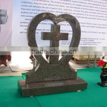 heart and cross monument