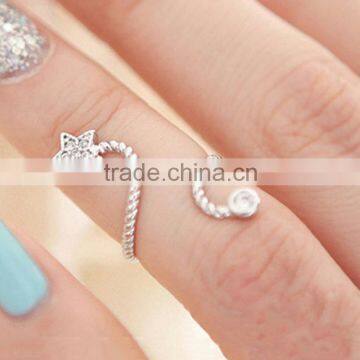 High Quality Jewelry Latest Star Simple Finger Ring For Women