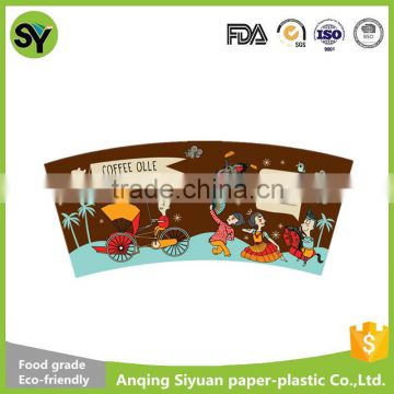 Anqing factory low price pe coated paper cup fan