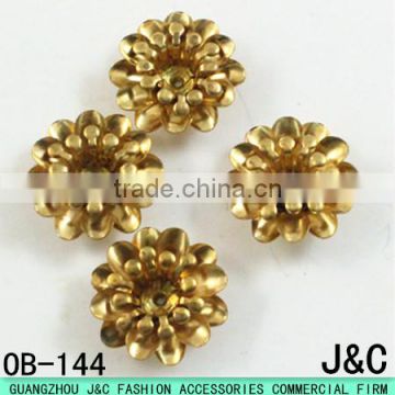 The latest sandals ornaments golden flower copper