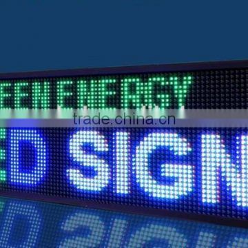 FREE STYLE FOR YOU! 2015 p15 led moving message display for outdoor with 6500cd/sqm high brightness and good price