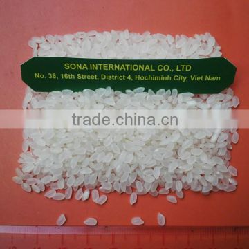 Color white Japonica Rice / Vietnam short grain round rice
