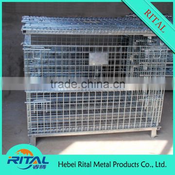 Storage Logistics Stainless Wire Cage