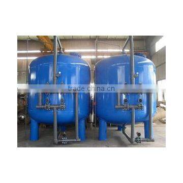 Production supply pre filter, activated carbon quartz sand filter medium