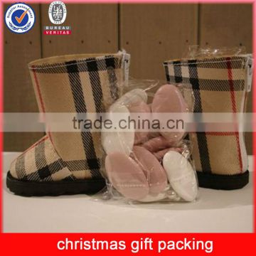 cute shoes shape irregular christmas chocolate packing suppliers
