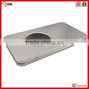 wholesale rectangle battery metal box with window