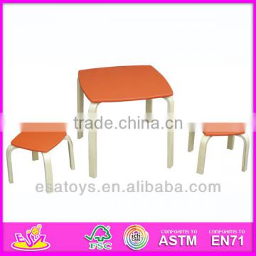 2015 New cute childrens table and chairs,popular wooden chairs and tables and hot sale WO8G100-x