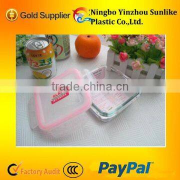 550ml square transparent preservation box