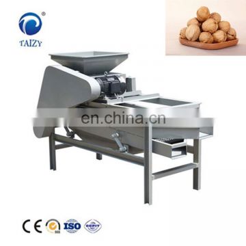Green Commercial Automation Hazelnut Shelling Machine Almonds Shelling Machine Palm Kernel Breaking Machine