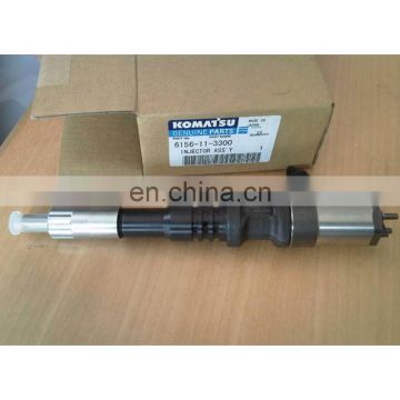 6156-11-3300 PC400-7 injector assy,PC400-7 fuel injector for PC400-7/PC450LC-7K engine