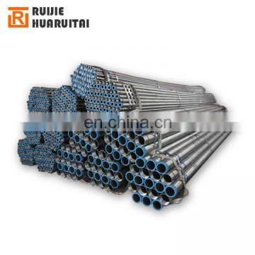 Hot dipped Galvanized Steel Pipe ASTM A53 NPT Threaded  and couples fittings