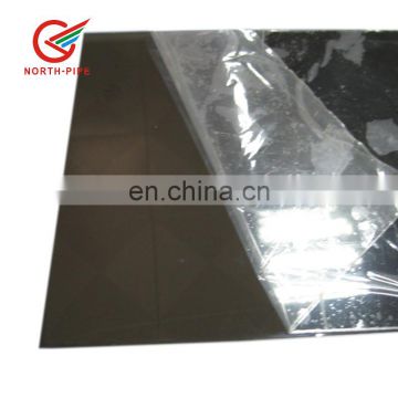 black mirror finish stainless steel sheet price
