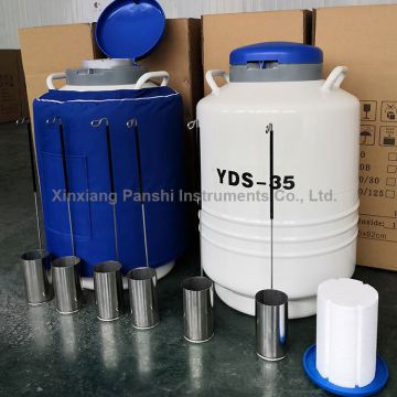 Professional  liquid nitrogen tank liquid nitrogen container from 2L to 100L be made of aviation aluminum super safe