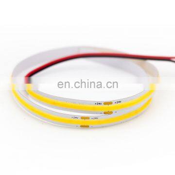 Hot sales Super Uniform Light emitting DC12V/24V COB LED Flexible Strip Light