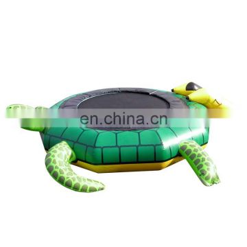 Cheap 6m 20ft Inflatable Turtle Water Trampoline Jumping Mat For Sale