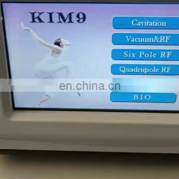 2020 Kim9 6 in 1 New Ultra Cavitation Rf Vacuum Slimming Machine BIO microcurrent