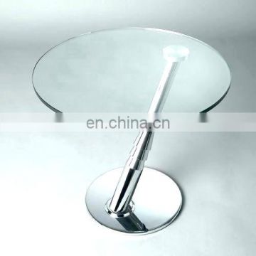 High quality clear round tempered glass table tops