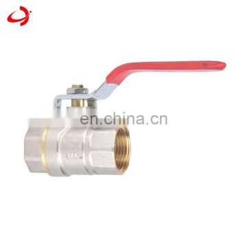 JD-4080 High quality flanged water steel handle brass ball valve