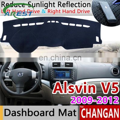 for Changan Alsvin V5 2009 2010 2011 2012 Anti-Slip Mat Dashboard Cover Pad Sunshade Dashmat Protect Carpet Car Accessories Rug