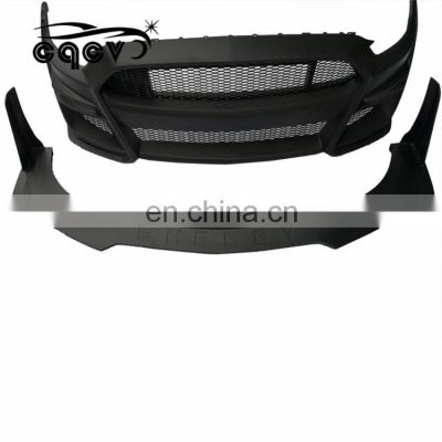 G.T.500 look auto tuning car body for ford mustang 2015-2019 with front bumper front lip diffuser