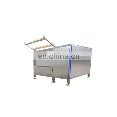 China 304 Stainless Steel Brush Roller Type Cassava Potato Washing Peeling Machine