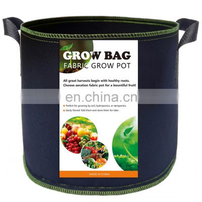 Gardening Supplies Best 2022 Non Woven Thickened Large Black Pot Plant Based Basket