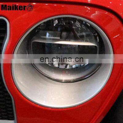 headlight cover for jeep Wrangler JL 2018+ headlamp cover for Jeep car accessories