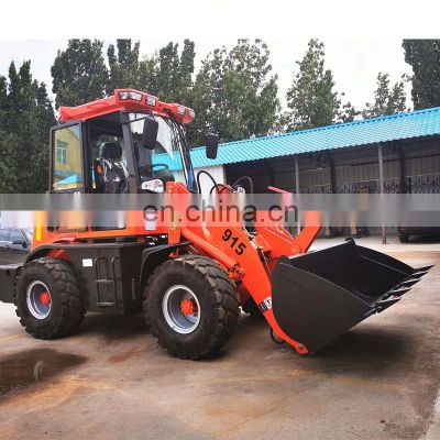 Competitive Price Best Quality 1.5 ton Mini Front Loader with Forest Mulcher