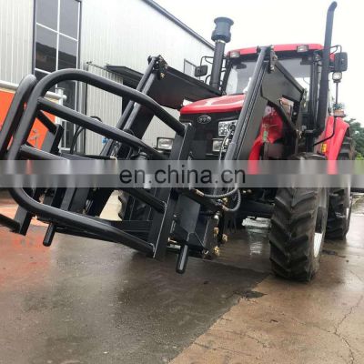 Promotion 4WD big TF chassis 150hp cheap farm tractor with grass grabbler