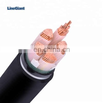 4C 70mm2 4 Core 50mm2 5x16mm 90 Heavy Duty XLPE Armored Power Cable for Lead Line