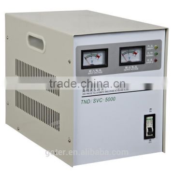 TND-5KVA Single Phase SVC AC servo motor voltage stabilizer /regulator AVR