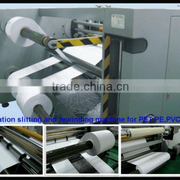 Roll Paper and Plastic Slitting and Rewinding Machine