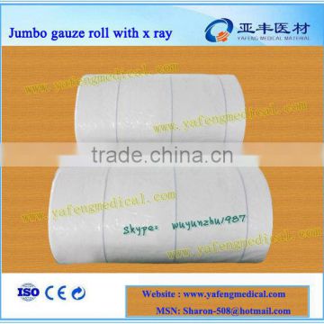 Manufacturer of big high quality x-ray detectable gauze roll