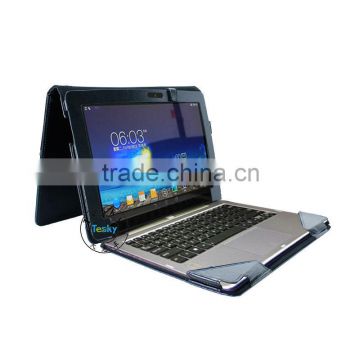 FOLIO KEYBOARD CASE COVER FOR ASUS TRANSFORMER BOOK TRIO,FAUX LEATHER SLEEVE FOR ASUS TRANSFORMER BOOK TRIO