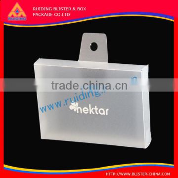durable 0.45mm thick blister clamshell for electronic product packing