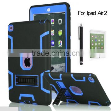 Tough duty anti-slid hybrid TPU tablet case for iPad Air 2 iPad 6 Gen                        
                                                Quality Choice