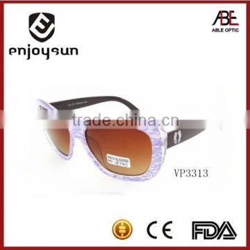 flower frame women wholesale promotion sunglasses with cheap price
