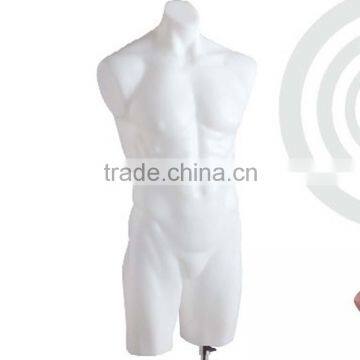 Man hanging headless torso fashion mannequins