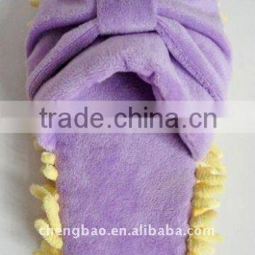 super clean chenille slipper with many colors